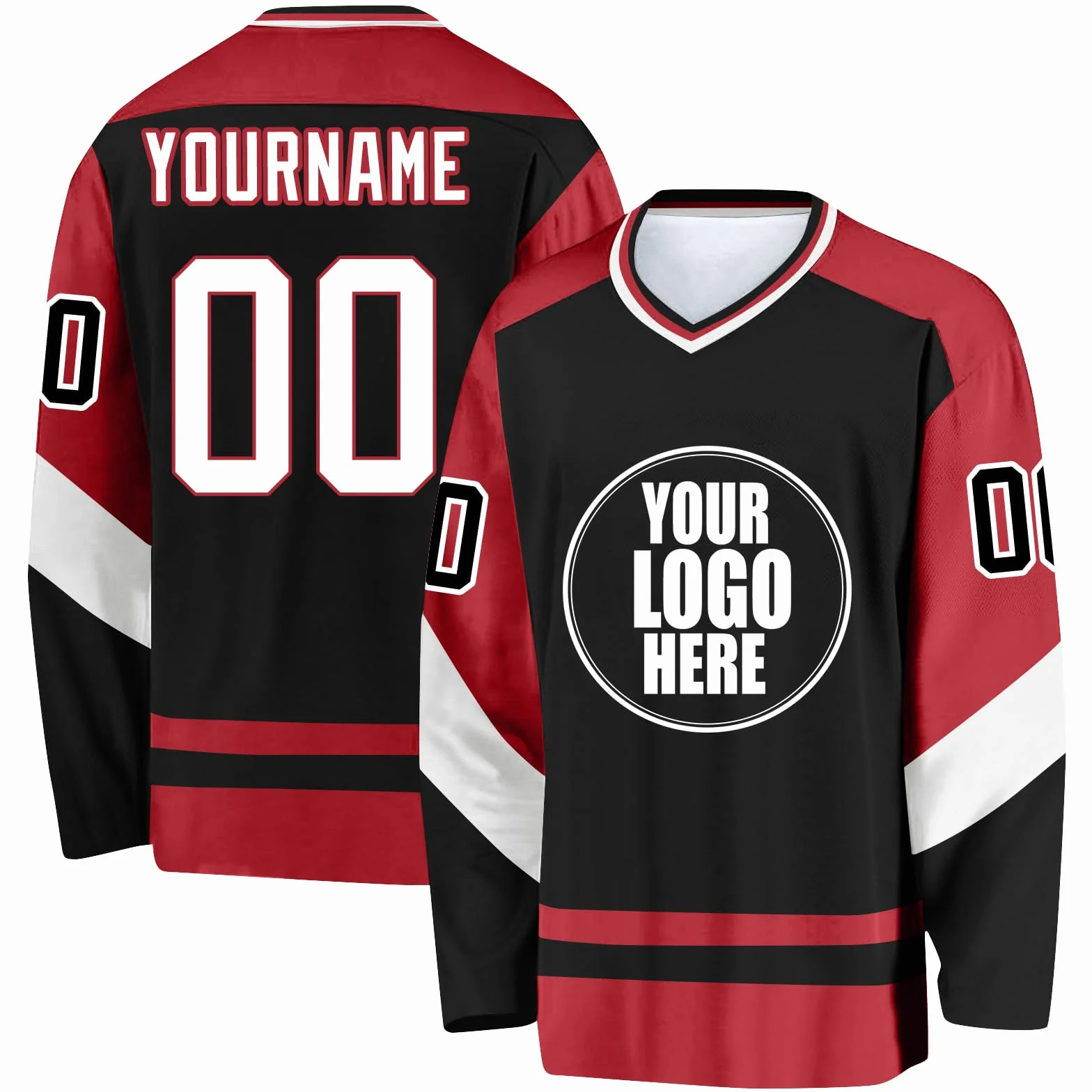 Camisetas de Hockey sobre Hielo Personalizadas con tu Nombre, Equipo y Número