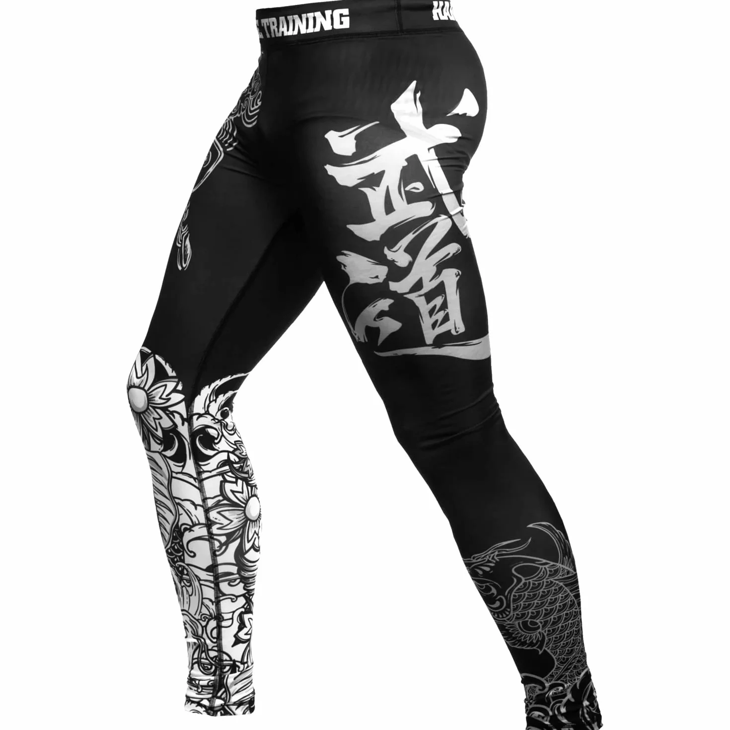 Hardcore Training Pantalones de Compresión Hombre Mallas Entrenamiento Artes Marciales Boxeo Correr MMA