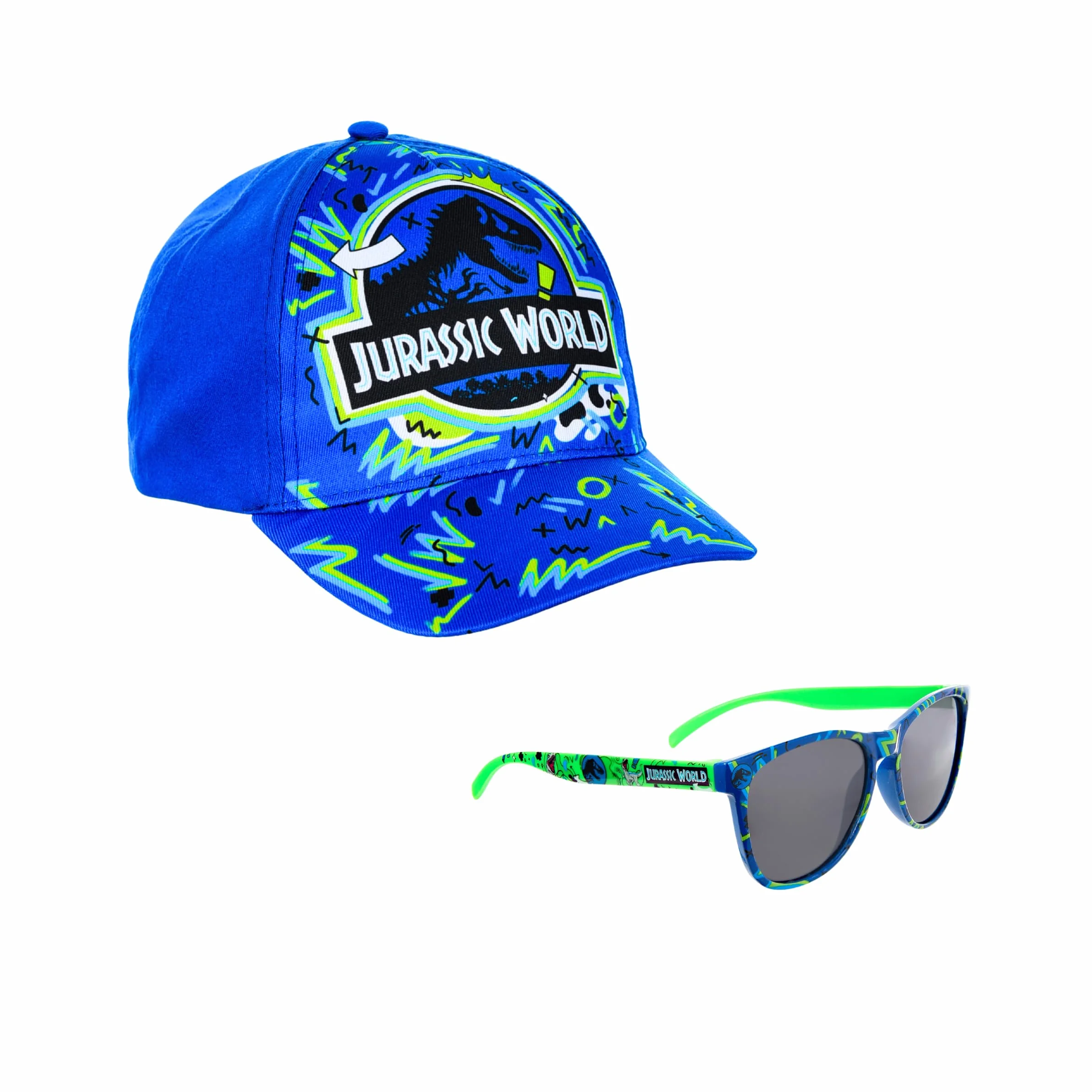 Gorra y Gafas de Sol Jurassic World para Niños Protección UV Verano