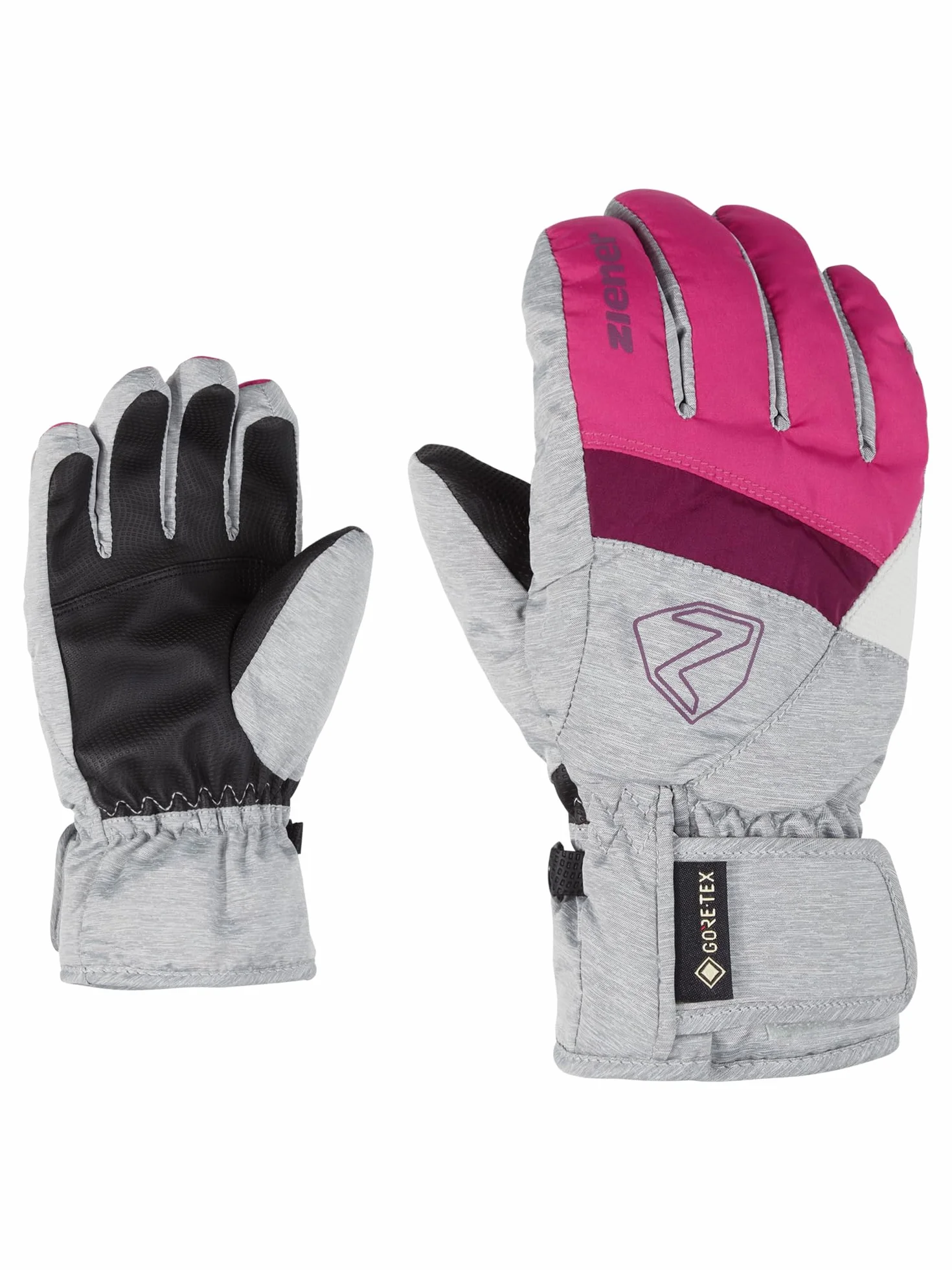 Ziener Leif - Guantes de esquí para niños, Impermeables, Transpirables