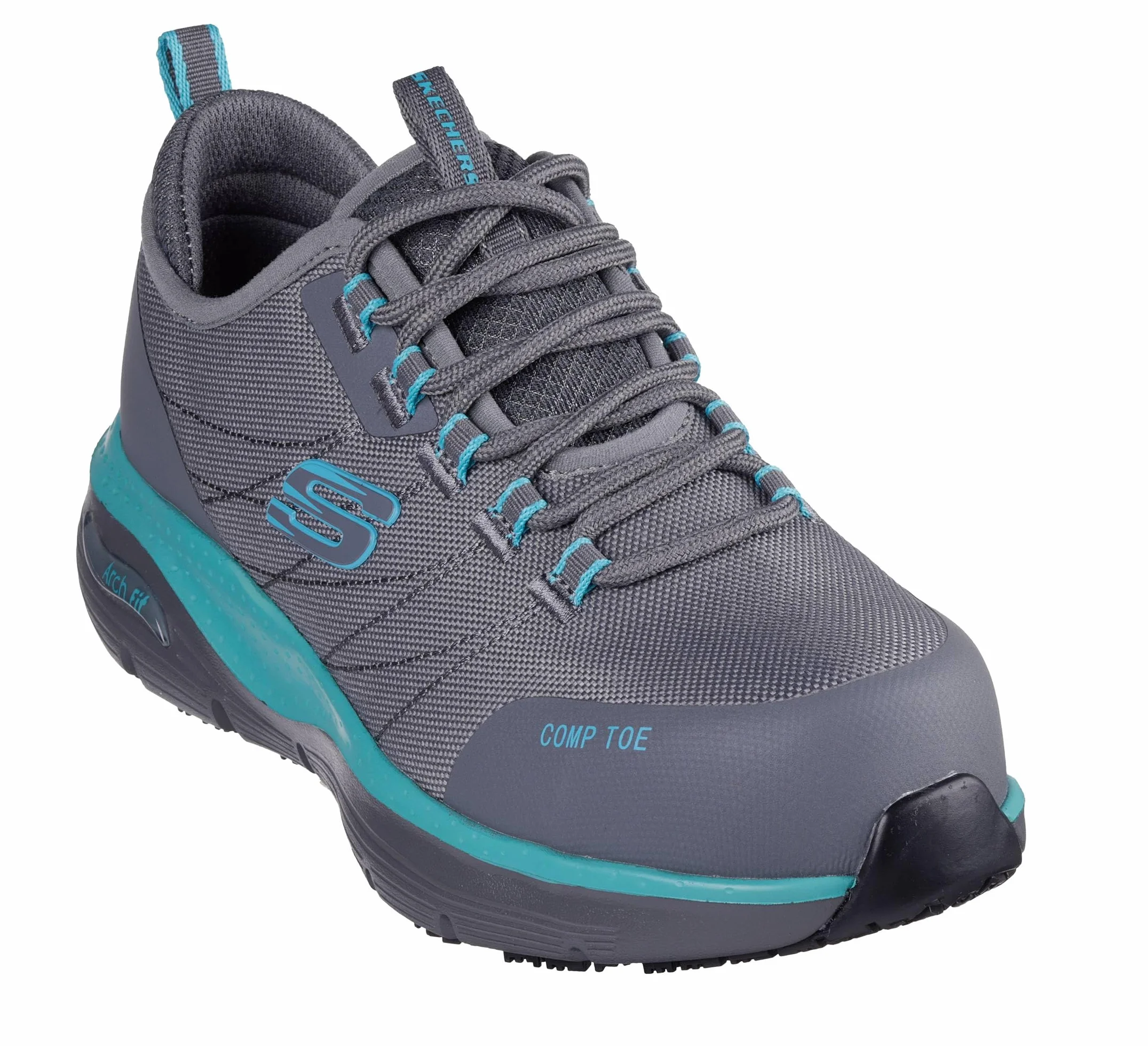 Skechers Arch Fit Sr Ebinal Botas de Seguridad contra Incendios Mujer