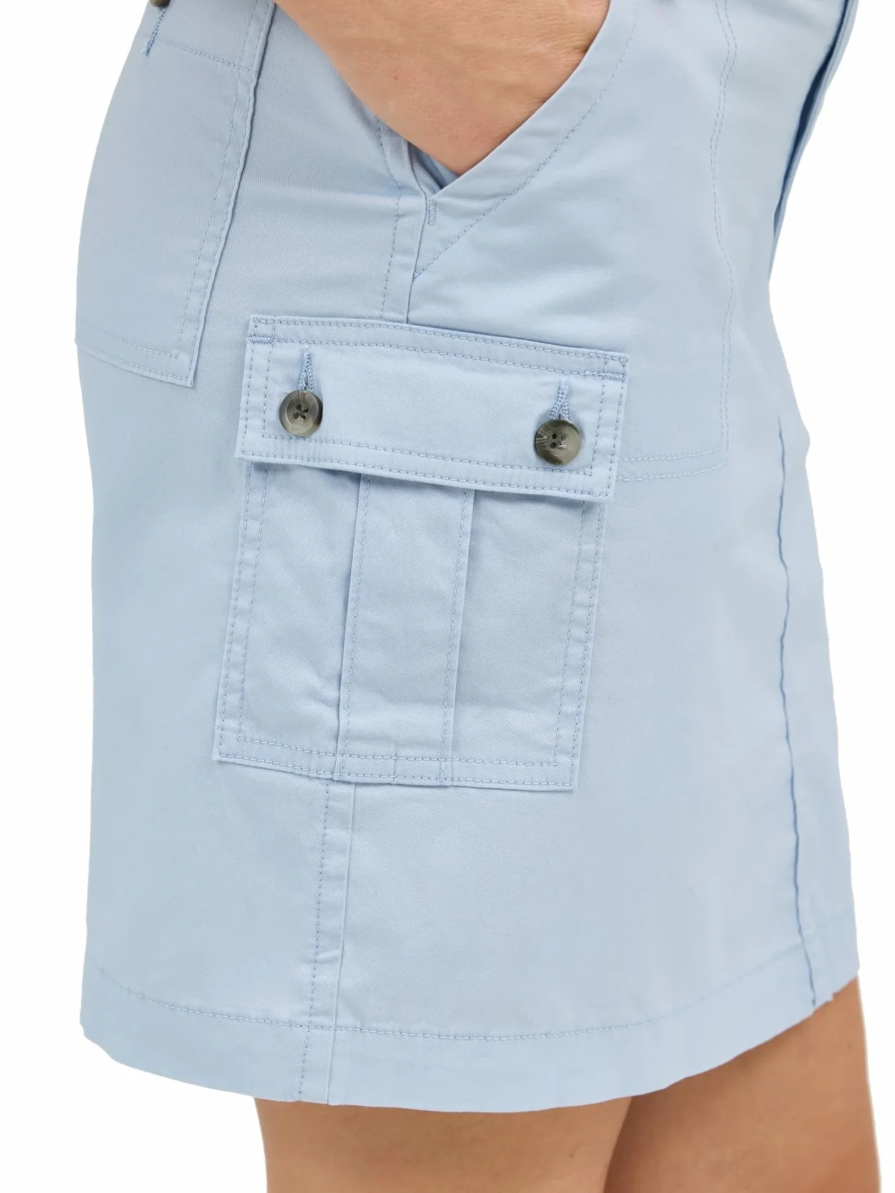 Lee Women's Ultra Lux Comfort Flex-to-Go Cargo Skort Shy Blue