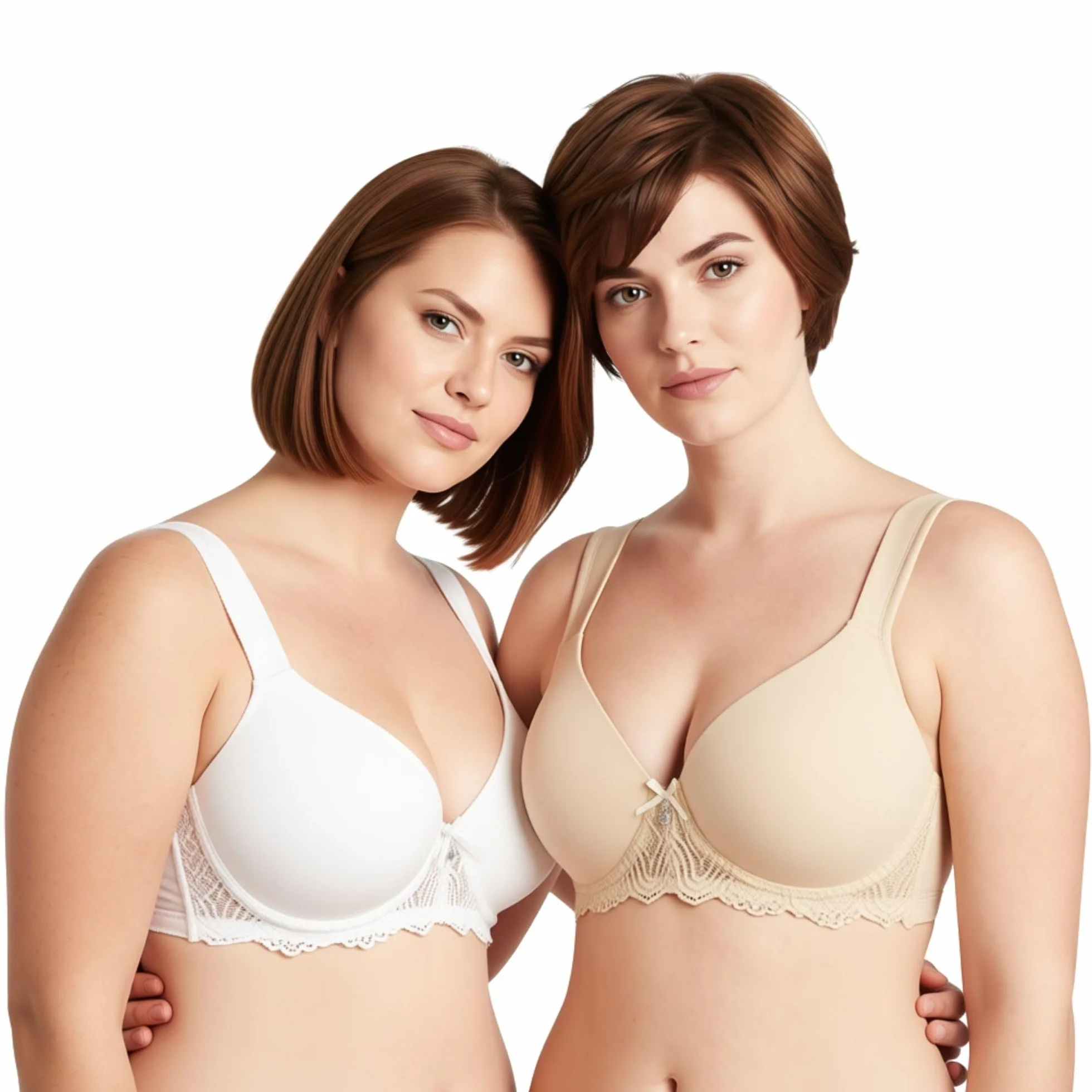 Curve Muse Sujetador de Encaje con Aros Acolchado