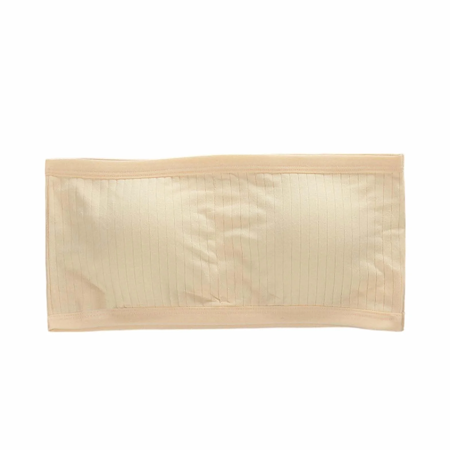 Top sin Costuras sin Tirantes para niñas con Acolchado Integrado, Transpirable y Absorbente del Sudor